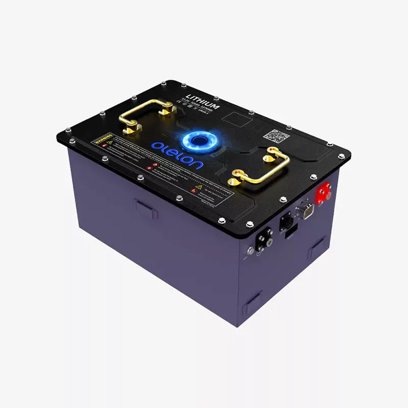 باتری لیتیومی 51.2V 105Ah LiFePO4 گلف